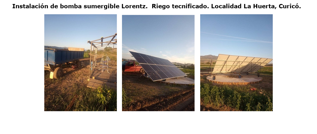 Instalaciones de Sistemas de Bombeo Solar sobre Seguidor Solar