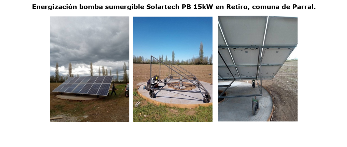 Instalaciones de Sistemas de Bombeo Solar sobre Seguidor Solar